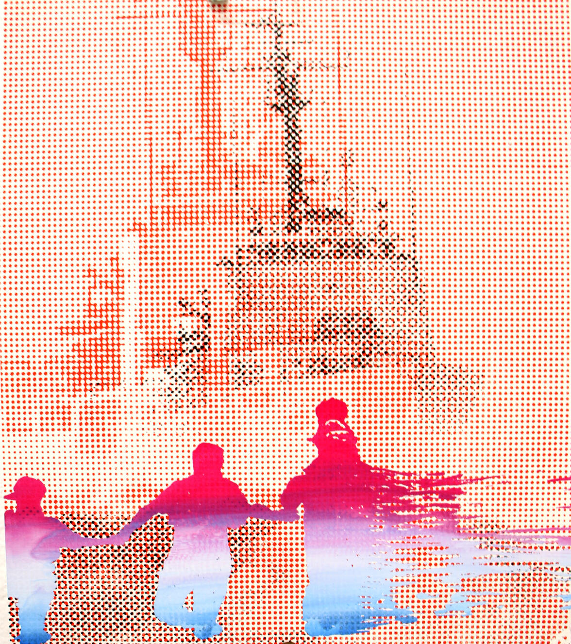 &quot;Vigorous&quot;, 2023, Ink on paper, 10&quot; × 11.3&quot;.